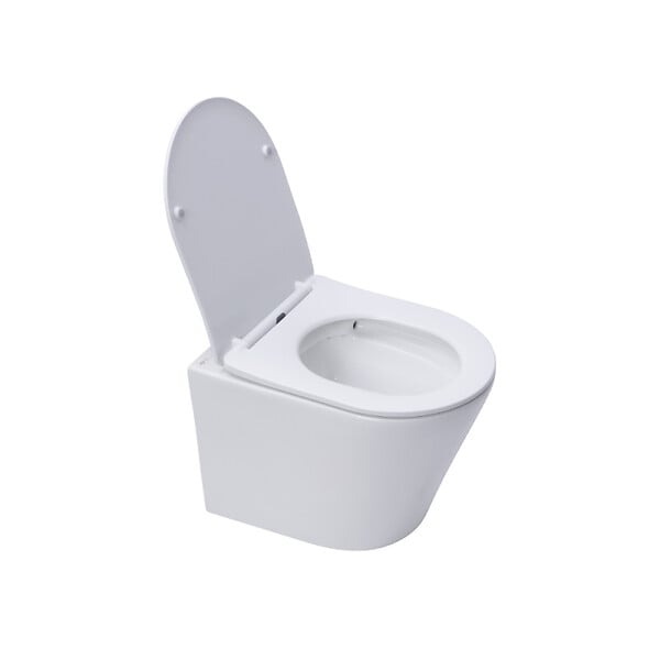GEBERIT - Duofix pack WC bâti-support + WC suspendu sans bride Swiss Aqua Technologies avec abattant SoftClose + plaque (GEBSTINWR01-FR) - large