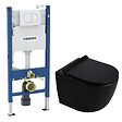 GEBERIT - Duofix Pack WC bâti-support + WC suspendu sans bride Ceramia PixL avec abattant SoftClose + plaque (GEBCEPXBMT01FR-FS) - vignette