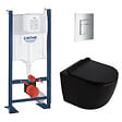 GROHE - Rapid SL pack WC bâti autoportant + WC suspendu sans bride Ceramia PixL avec abattant SoftClose + plaque (GRRCEPXBMT05-FR) - vignette