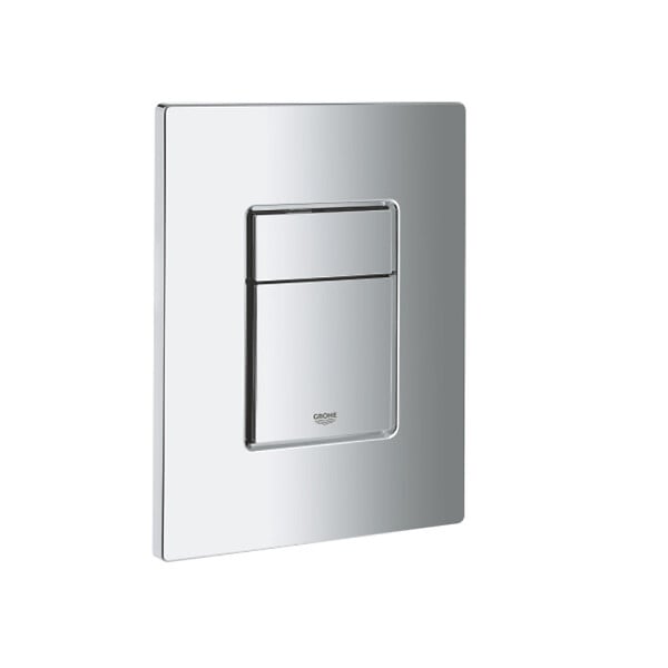 GROHE - Solido pack WC bâti-support autoportant + WC sans bride Grohe avec abattant SoftClose + plaque (GRGRWR05-FR) - large