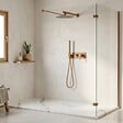 ESSEBAGNO - Molette colonne de douche encastrée mécanique cuivre brossé - vignette