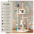 TECTAKE - Arbre à Chat FIPPI 201 cm beige/blanc - vignette