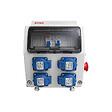 ATOLE - Coffret de Chantier Monophasé 250V ATOLE - 4 Prises NF 2P+T - 16A - 9 Modules - Coffret Électrique sans câble - vignette