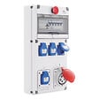 BATILEC - GEWISS Coffret de chantier triphasé IP44 avec différentiel 3MA et prises multiples - vignette