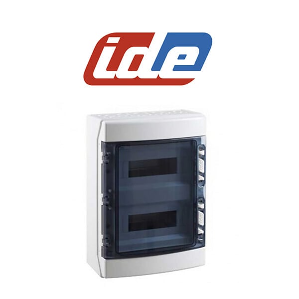 IDE - IDE Coffret de Distribution Étanche IP65 Ecology 2x12 Modules sans Bornier de Terre - large