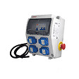 ATOLE - Coffret de Chantier Monophasé 250V ATOLE - 4 Prises NF 2P+T - 16A - 9 Modules - Coffret Électrique avec câble - vignette