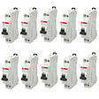 ABB - ABB Lot de 10 disjoncteurs Ph+N raccordement Vis 20A-4,5Ka - Courbe C - vignette