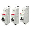 ABB - ABB Lot de 3 disjoncteurs automatiques Ph+N raccordement Rapide 16A-4,5Ka - vignette