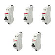 ABB - ABB Lot de 5 disjoncteurs automatiques Ph+N raccordement Rapide 20A-4,5Ka - vignette