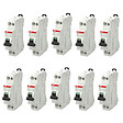 ABB - ABB Lot de 10 disjoncteurs Ph+N raccordement Vis 16A-4,5Ka - Courbe C - vignette