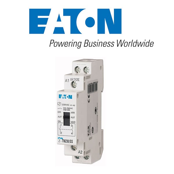EATON CAPRI - EATON CONTACTEUR J/N 20A 2F/NO MONOPHASE - Relais heures creuses 20A 230VAC/50Hz - large