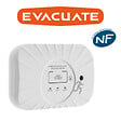 EVACUATE - EVACUATE Détecteur de gaz CO DESIGN -Autonomie et garantie 3 ans - vignette