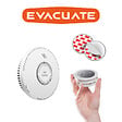 EVACUATE - Détecteur combiné de fumée et de monoxyde de carbone avec support de fixation aimanté-EVACUATE - vignette