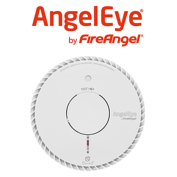 ANGELEYE - AngelEye Détecteur de fumée NF - Garantie 10 ans - Durée de vie de 10 ans - large