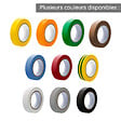 HELLERMANNTYTON - BATILEC Lot de 10 rubans isolants électriques 15mm x 10m panachés - vignette