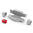 RAYTECH - RAYTECH Boite étanche DINO forme L pour 4 câbles de 4 mm² - vignette