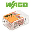 WAGO - WAGO Sachet de 3 bornes S221 2 entrées fils souples et rigides 0.5 à 6mm² - vignette