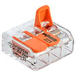 WAGO - Sachet de 3 bornes S221 3 entrées  fils souples et rigides 0.5 à 6mm² - vignette