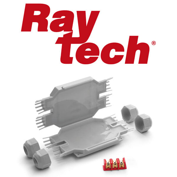 RAYTECH - Boite étanche IPX8 gel Bob4 x 2,5 à 4 mm² - large