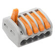 WAGO - Sachet de 15 bornes de connexion automatique 5 entrées S222 - vignette