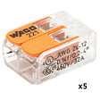 WAGO - Pot de 30 bornes de connexion automatique S221 2,3 et 5 entrées - vignette