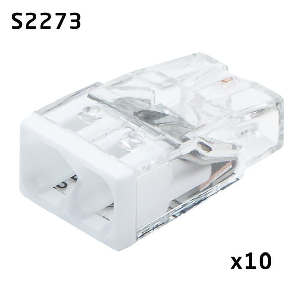 WAGO - WAGO Pot 100 bornes de connexion automatique S221 et S2273 (KNX) - large