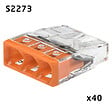 WAGO - WAGO Pot 100 bornes de connexion automatique S221 et S2273 (KNX) - vignette