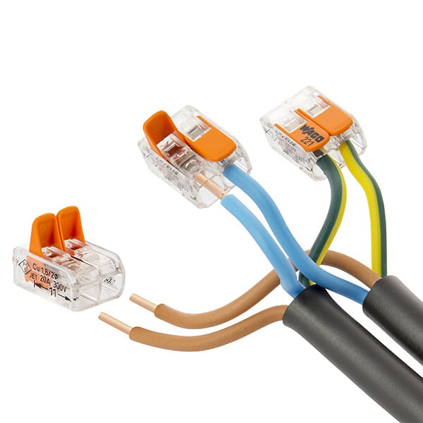 WAGO - Pot de 50 Bornes de Connexion Automatique S221 2,3 et 5 Entrées - large