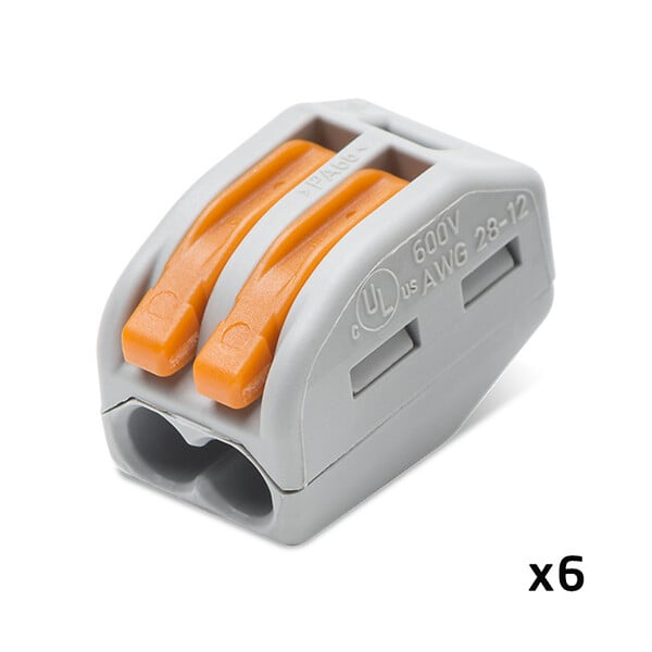 WAGO - Bornes 2.3 et 5 entrées S222 Blister de 20 - large