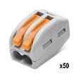 WAGO - Bornes de connexion automatique S222 2 entrées par 50 - vignette