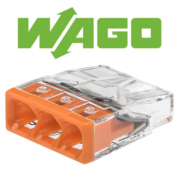 WAGO - Flacon de 50 mini bornes 3 fils S2273  WAGO - large