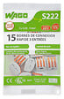 WAGO - Sachet de 15 bornes de connexion automatique 3 entrées S222 - vignette