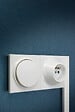 FONTINI - FONTINI Neo Evo Interrupteur va et vient et prise de courant 2P+T saillie complet blanc-FONTINI - vignette