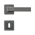 AYR - AYR Lot de 2 poignées CANELA graphite mat + 2 rosaces clé graphite mat - vignette