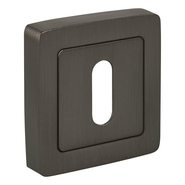 AYR - Lot de 2 poignées MAXIM graphite mat + 2 rosaces clé  graphite mat-AYR - large