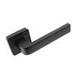 AYR - AYR Lot de 2 poignées CANELA noir mat + 2 rosaces clé noir mat - vignette