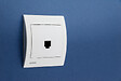 SIEMENS - Prise Informatique RJ45 Blanc Delta IRIS - vignette
