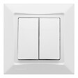 SIEMENS - SIEMENS Double va-et-vient Blanc Siemens DELTA ONE - vignette