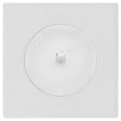 FONTINI - Bouton poussoir blanc glossy DOM avec plaque simple blanc – Sobriété et contrôle efficace - vignette