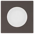 FONTINI - Obturateur blanc DOM + plaque simple taupe - vignette