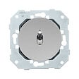 FONTINI - 6 va-et-vient ALU glossy DOM + 6 plaques simples blue grey - vignette