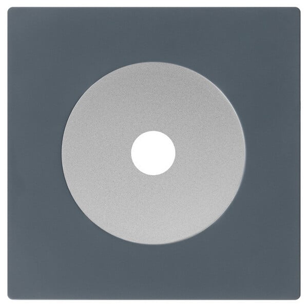 FONTINI - FONTINI Sortie câble ALU DOM + plaque simple blue grey - large