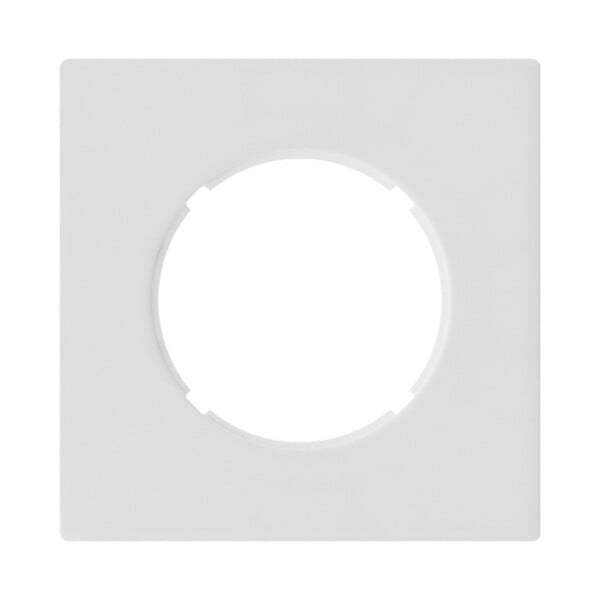 FONTINI - FONTINI Obturateur blanc DOM avec plaque simple blanc – Sobriété et intégration parfaite - large