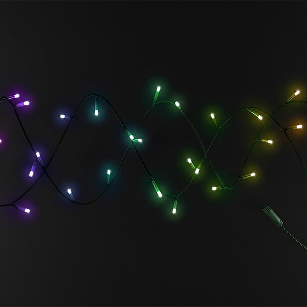 TWINKLY - TWINKLY Guirlande Connectée IP65 25m 250 LEDS RGBW Fil Vert Étanche et Intelligente Twinkly Strings Plus - large