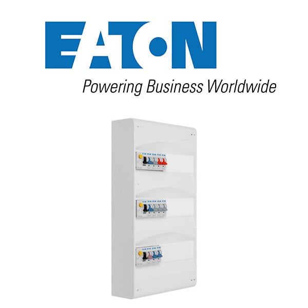 EATON CAPRI - EATON Tableau 3 rangées pré-équipé 3 inter. diff. 40A + 11 disjoncteurs - large