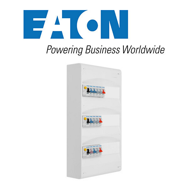 EATON CAPRI - EATON Tableau 3 rangées pré-équipé 2 interdiff 63A + 1 interdiff 40A + 13 disjoncteurs - large
