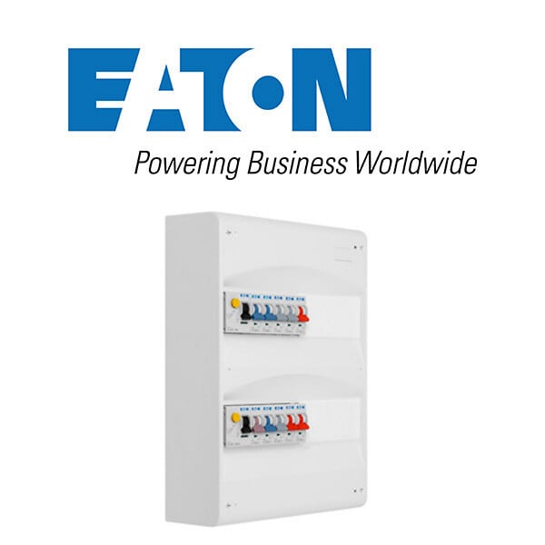 EATON CAPRI - EATON Tableau 2 rangées pré-équipé 2 inter. diff. 63A + 10 disjoncteurs - large