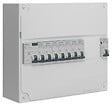 SIEMENS - SIEMENS Tableau 1 rangée pré-équipé 1 inter. diff. 40A type AC + 8 disjoncteurs - vignette