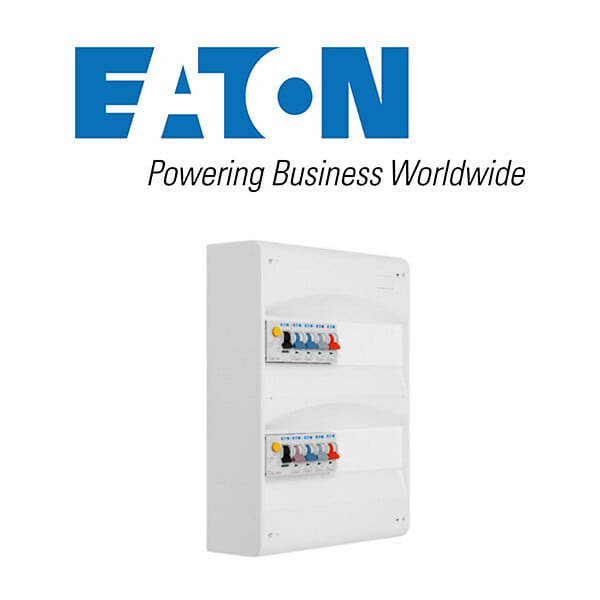 EATON CAPRI - EATON Tableau 2 rangées pré-équipé 2 inter. diff. 40A + 8 disjoncteurs - large
