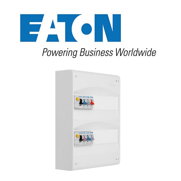 EATON CAPRI - EATON Tableau 2 rangées pré-équipé 2 inter. diff. 40A + 6 disjoncteurs - large